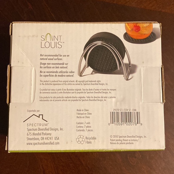 New Saint Louis 6 Coaster Set - Picture 2 of 4